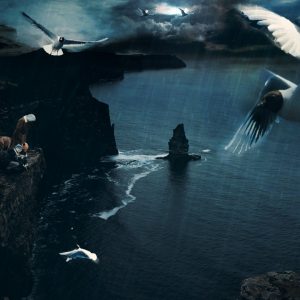 Fotomontage Cliffs of Moher